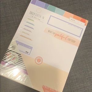 Happy planner wellness Block Pad